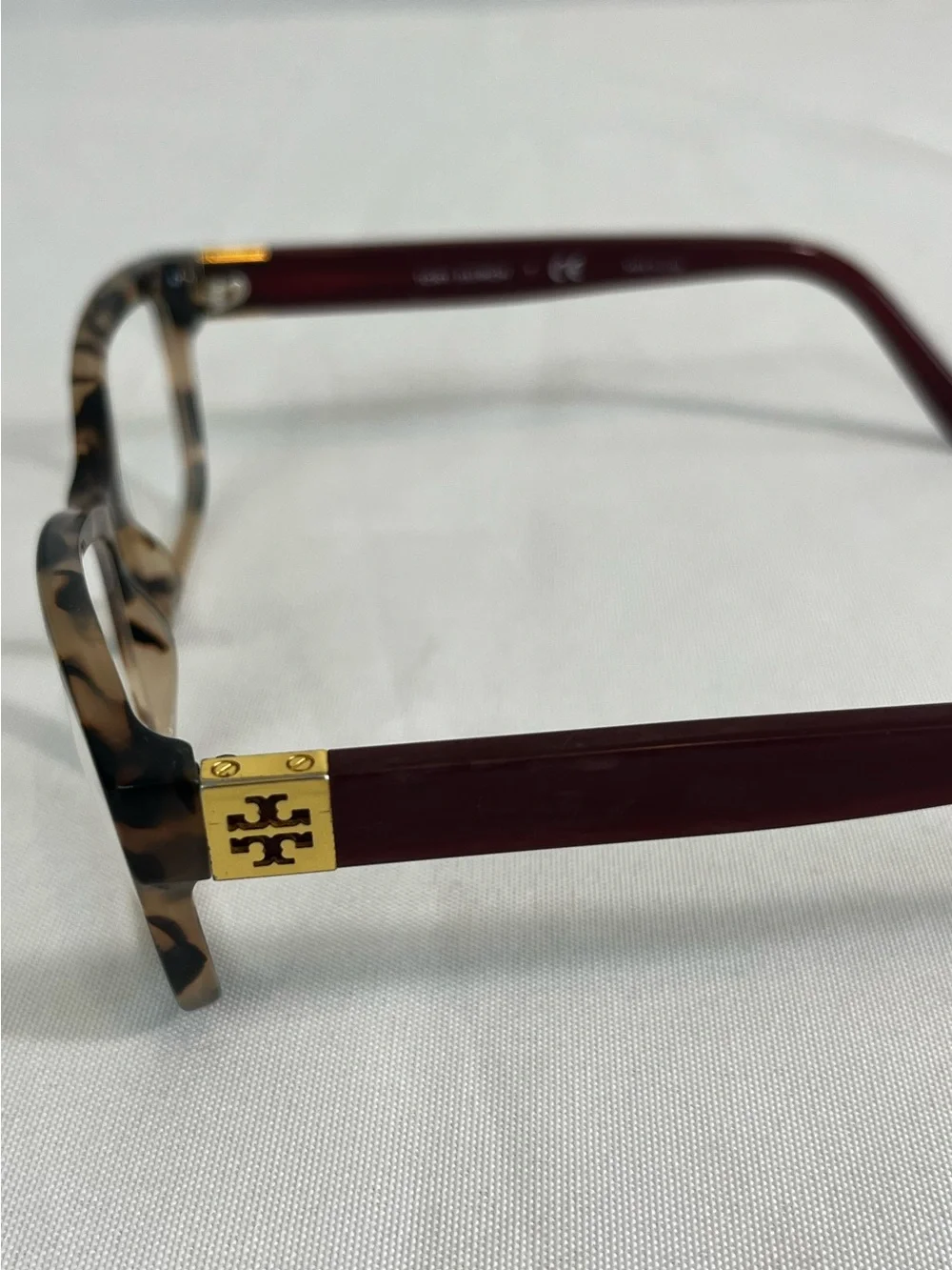 Tory Burch TY2049 Tortoise & Burgundy Rectangular Glasses
